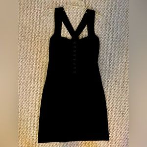 Armani Exchange X-Back Front Hook Midi Dress